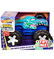 Hot Wheels Remote controlled Car w. Light/Sound - Monster Trucks