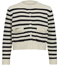 Sofie Schnoor Cardigan - Knitted - Off White w. Stripes