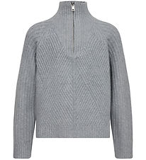 Sofie Schnoor Blouse - Knitted - Grey Melange