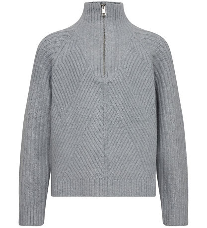Sofie Schnoor Blouse - Knitted - Grey Melange