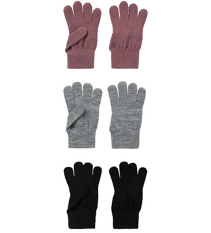 Name It Handschoenen - Noos - NknMagic - 3-pack - Grape Shake