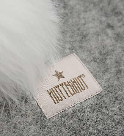 Huttelihut Balaclava - Wool - 2-layer - Medium+ Grey Melange w. 