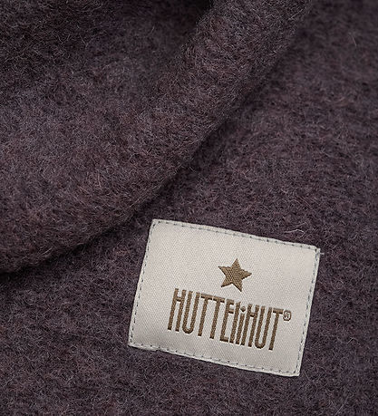 Huttelihut Balaclava - Wool - 2-layer - Raisin w. Ears