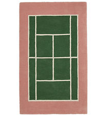 OYOY Blanket - Tennis Blanket - 150x88 cm - Green/Rose