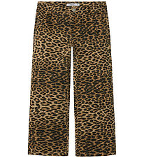 Name It Hosen - Twill - NkfRose - Silberner Nerz/Leopard