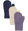 Minymo Mittens - Wool - 3-Pack - Purple Sage