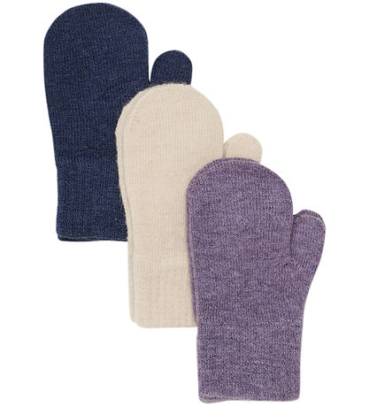 Minymo Lúffur - Ull - 3 Pakki - Purple Sage