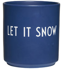 Design Letters Cup - Favourite - Let It Snow - Midnight Blue