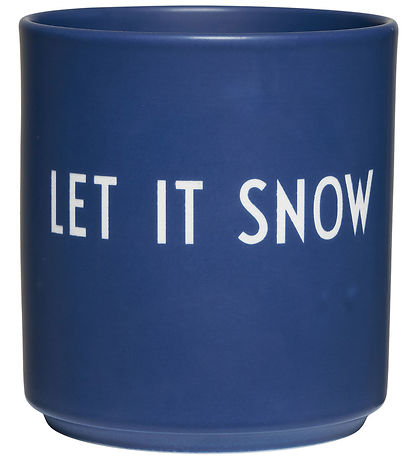 Design Letters Cup - Favourite - Let It Snow - Midnight Blue