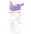 A Little Lovely Company Vattenflaska m. Sugrör - 450 ml - Unicor