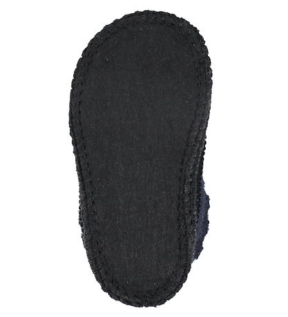 Huttelihut Slippers - Wool - Dark Navy