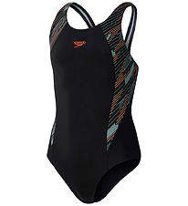 Speedo Badedrakt - Hyperboom SPlice Muscleback - Black/Green