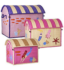 Rice Storage Baskets - Raffia - 3 pcs - Mermaid