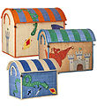 Rice Storage Baskets - Raffia - 3 pcs - 52/45/37 cm - Dragon