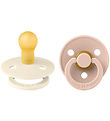 BIBS Colour Schnuller - Gr. 1 - 2er-Pack - Rund - Ivory/Blush
