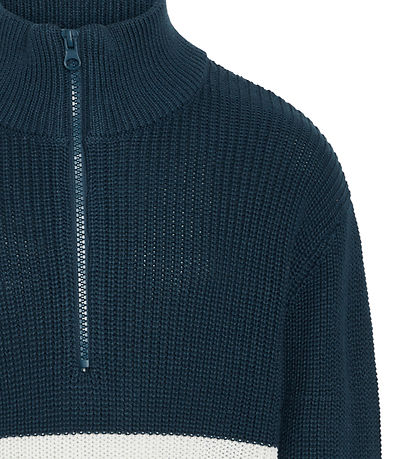Grunt Blouse - Knitted - GRChon - Navy