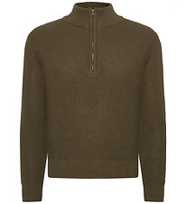 Grunt Bluse - Strick - Durbuy - Army