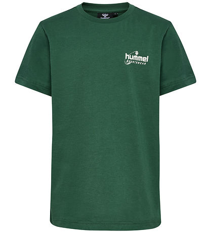 Hummel Stuttermabolur - HmlCua - Dark Green