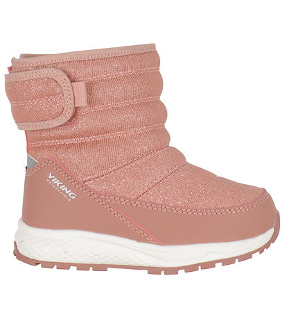 Viking Vinterkängor - Tex - Utrusta Warm WP 1V Pull On - Rosa