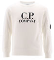 C.P. Company Sweatshirt - Gauze White w. Logo