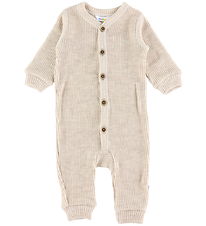 Joha Strampler - Strick - Wolle - Creme