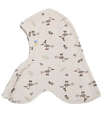 Joha Balaclava - Bamboo - 2-layer - Beige w. Birds
