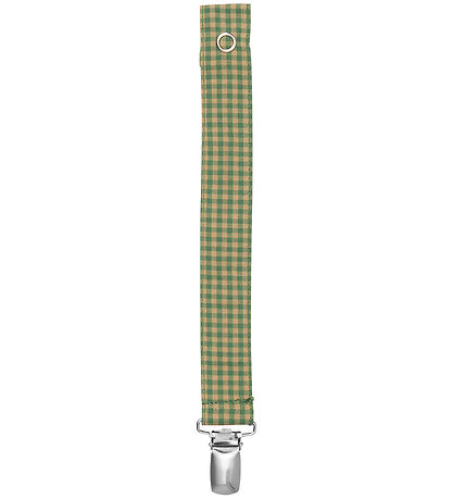 Lalaby Pacifier Clip - Green Check
