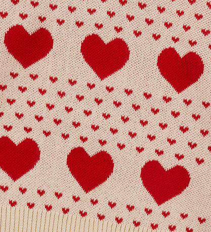 Flöss Blouse - Knitted - Zoe - Ruby Red/Cloud