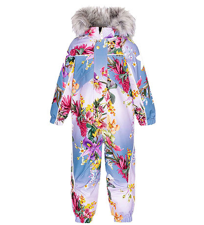 Molo Snowsuit - Polaris Fur - Gradient Bloom