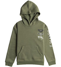 Roxy Kapuzenpullover - Surf Feeling Brushed - Öl Green