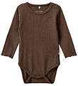 Sofie Schnoor Bodysuit L/æ - Rib - Chocolate Brown
