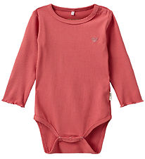 Sofie Schnoor Bodysuit L/æ - Rib - Coral Pink