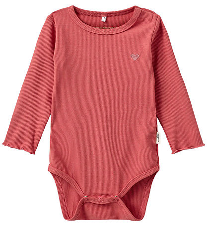 Sofie Schnoor Bodysuit L/æ - Rib - Coral Pink