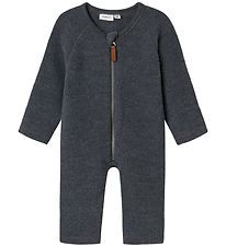 Name It Pramsuit - Wool - NbmWmino - Ombre Blue