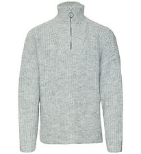 Vero Moda Girl Blouse - Knitted - VmPernilla - Light Grey Melang