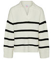 Vero Moda Girl Blouse - Knitted - VmLuna - Birch/Black