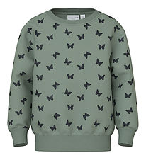 Name It Sweatshirt - Noos - NmfDavina - Lily Pad/Fliege