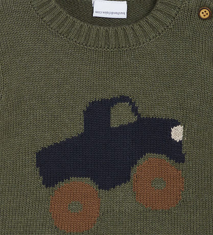 Hust and Claire Blouse - Knitted - Pilou - Ivy Melange w. Monste