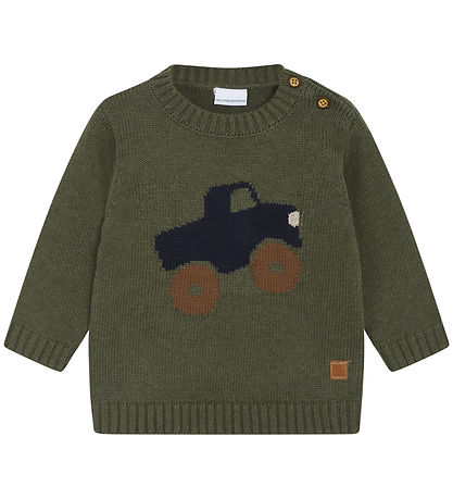 Hust and Claire Blouse - Knitted - Pilou - Ivy Melange w. Monste