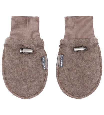 Hust and Claire Mittens - Wool fleece - Ferri - Beaver
