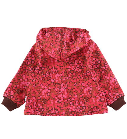 Danefæ Softshell jakki M. Flís - Danelaerke - Björt Bleikt Berry