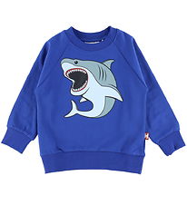 DYR-Cph Sweatshirt - Dyrbellow Sweat - Deep Blue Weißer Hai
