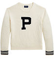Polo Ralph Lauren Blouse - Knitted - White w. Black