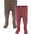 Minymo Tights - 2-Pack - Deco Rose