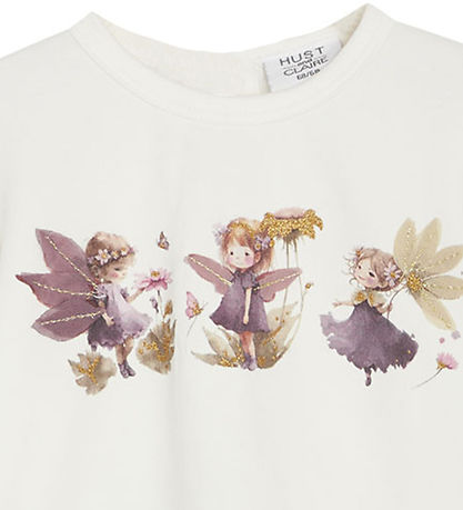 Hust and Claire Blouse - Alma - Sugar w. Glitter