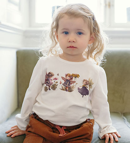 Hust and Claire Blouse - Alma - Sugar w. Glitter