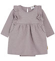 Hust and Claire Bodysuit w. Skirt l/s - Quilted - Kristi - Purpl