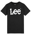 Lee T-shirt - vinglig grafik - Svart