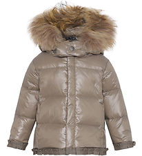 Ver de Terre Down Jacket w. Fur - Caramel