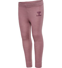 Hummel Leggings - Wool - HmlWolly - Twilight Mauve